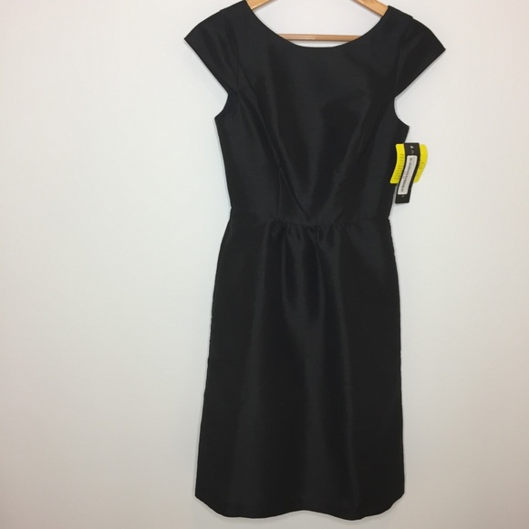 ALFRED SUNG Dresses & Skirts - alfred sung dupioni bateau neck cocktail dress 2